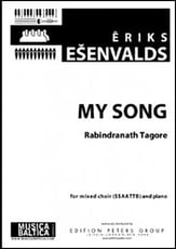 My Song SSAATTB choral sheet music cover